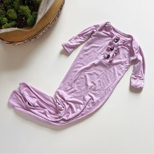 Gigi & Max Bamboo Lavender Gown | Newborn